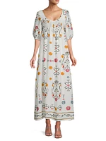 Rumia Floral Smocked Maxi Dress