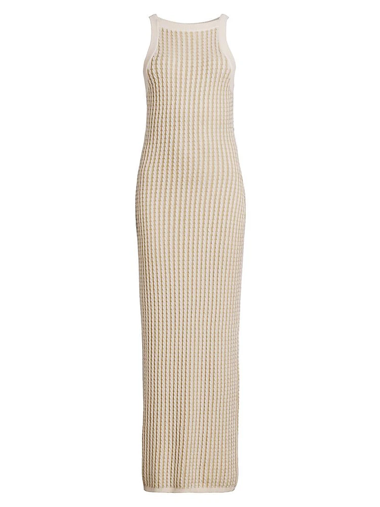 Dorina Textured Knit Maxi Dress