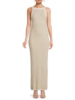 Dorina Textured Knit Maxi Dress