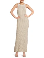 Dorina Textured Knit Maxi Dress