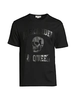 Skull Logo Cotton T-Shirt