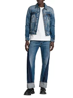 Twisted Straight-Leg Jeans