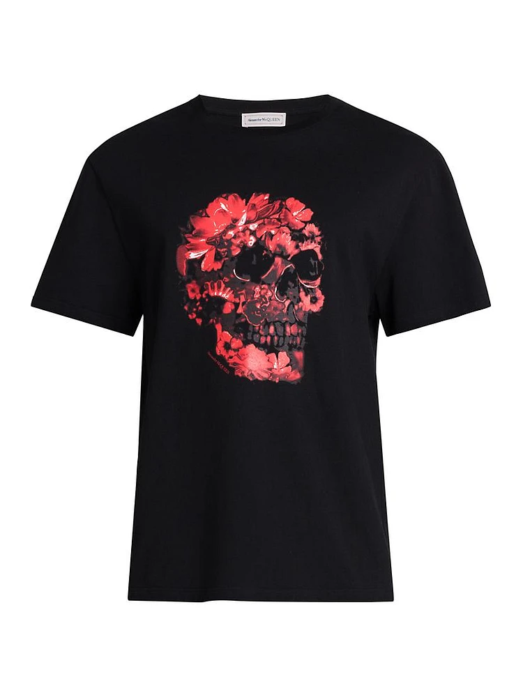 Skull Graphic Cotton T-Shirt