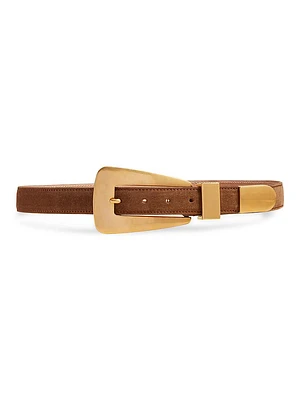 The Lucca Suede Leather Belt