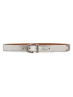 The Bambi Crinkled Leather Belt