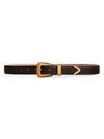 The Benny Textured Leather Belt