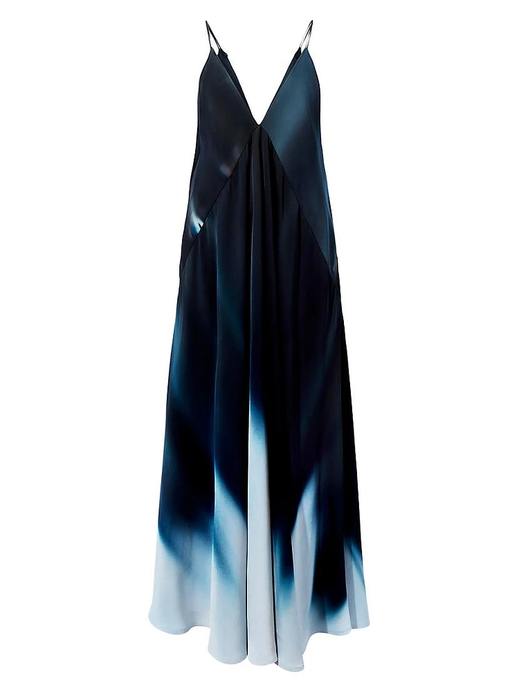 Torres Ombré Gabardine Maxi Dress