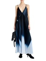 Torres Ombré Gabardine Maxi Dress