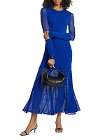 Anita Long-Sleeve Knit Maxi Dress