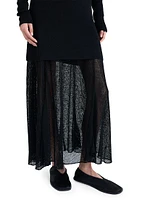 Anita Long-Sleeve Knit Maxi Dress