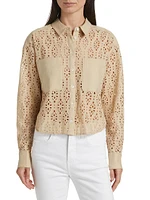 Aderes Cotton Eyelet Shirt