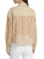 Aderes Cotton Eyelet Shirt