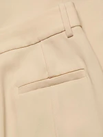 Weyes Crepe Straight-Leg Pants