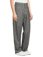 Menard Striped Denim Pants