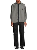 Menard Striped Cotton Button-Front Shirt