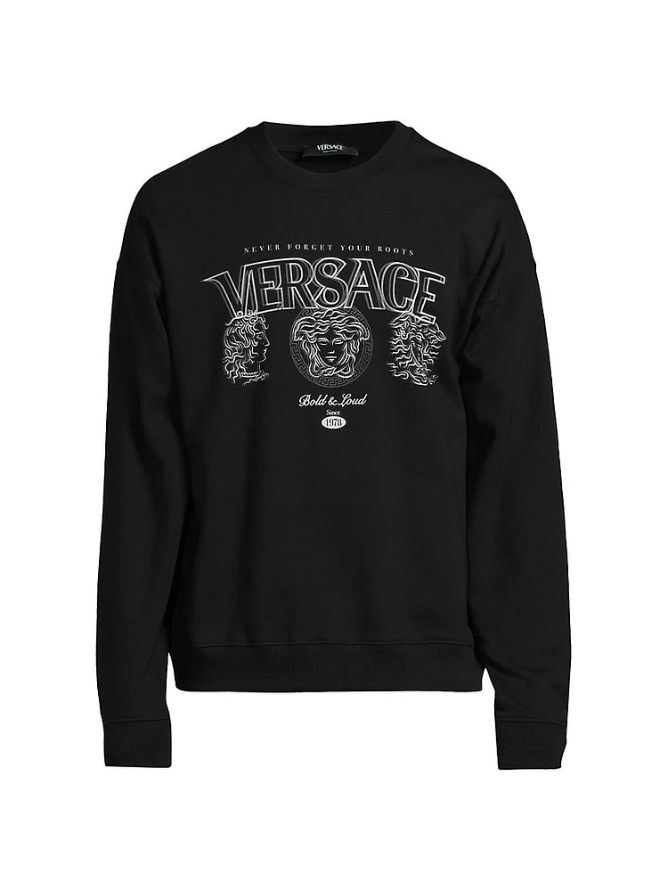 The Evolution Of Medusa Cotton Sweatshirt