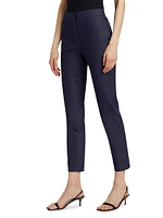 Cotton-Blend Skinny Crop Pants