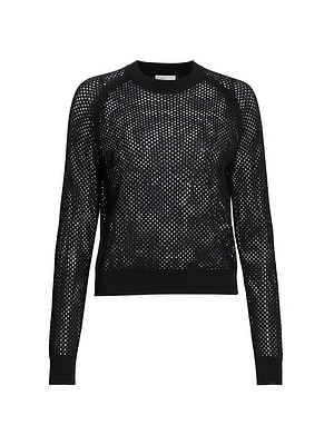 Crewneck Mesh Sweatshirt