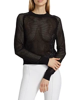 Crewneck Mesh Sweatshirt