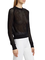 Crewneck Mesh Sweatshirt