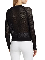 Crewneck Mesh Sweatshirt