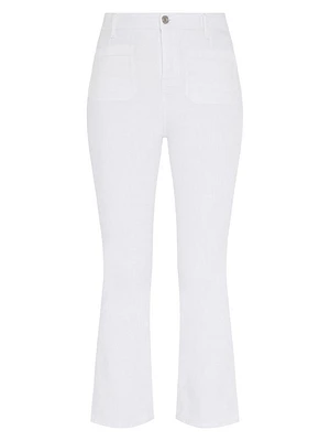 Love Again Mid-Rise Stretch Flare Crop Jeans