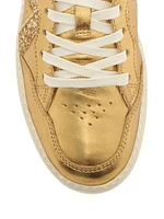 St Bold Metallic Leather Sneakers