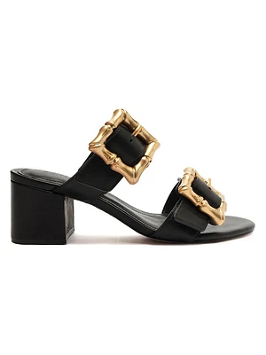 Enola Mid-Block 57MM Buckle Sandals