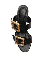 Enola Mid-Block 57MM Buckle Sandals