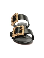 Enola Mid-Block 57MM Buckle Sandals