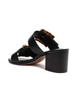 Enola Mid-Block 57MM Buckle Sandals