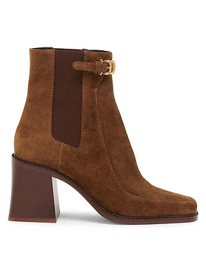 Eva 75MM Suede Ankle Boots