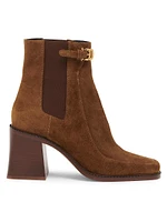 Eva 75MM Suede Ankle Boots