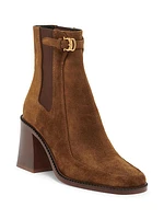 Eva 75MM Suede Ankle Boots