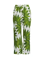 Palm Fan Crop Pants