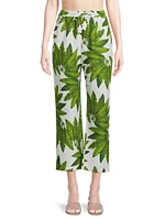 Palm Fan Crop Pants