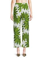 Palm Fan Crop Pants