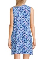 Johana Botanical Sleeveless Cover-Up