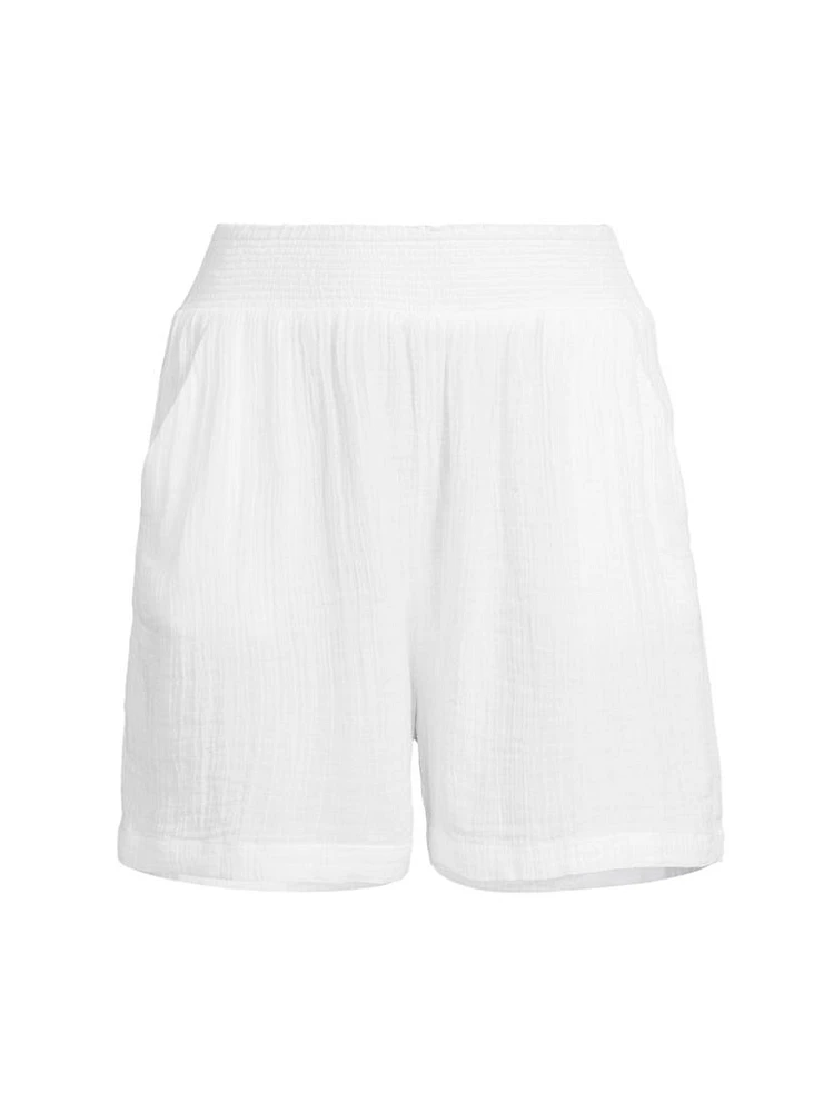 Portor Cotton Cover-Up Shorts