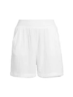 Portor Cotton Cover-Up Shorts