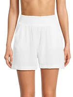 Portor Cotton Cover-Up Shorts