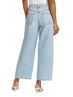 Pina Distressed Wide-Leg Jeans