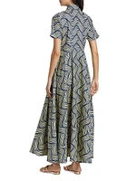 Feyi Printed Cotton Maxi Dress