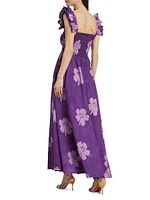 Ibukun Ruffled Floral Maxi Dress