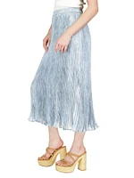 Sunbleached Petal Midi-Skirt