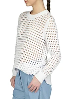 Easy Mesh Cotton Sweatshirt