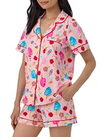 Sweet Treats Boxer Short-Sleeve Pajamas