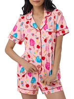 Sweet Treats Boxer Short-Sleeve Pajamas