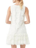 Anzu Daisy Lace Shift Minidress