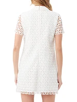 Sorrento Openwork Sheath Minidress